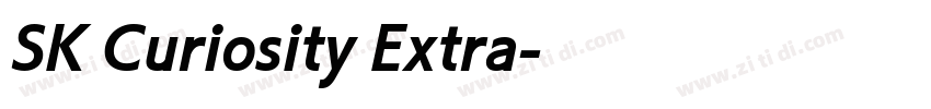 SK Curiosity Extra字体转换